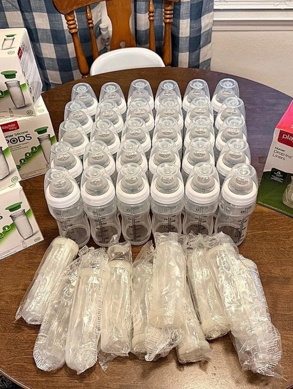 Playtex Baby Nurser bottles, Silicone PODS and Nurser Drop-Ins Liners